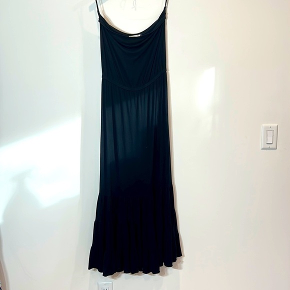 Diane von Fürstenberg swim Modell strapless maxi dress beach black small women’s - Picture 1 of 8